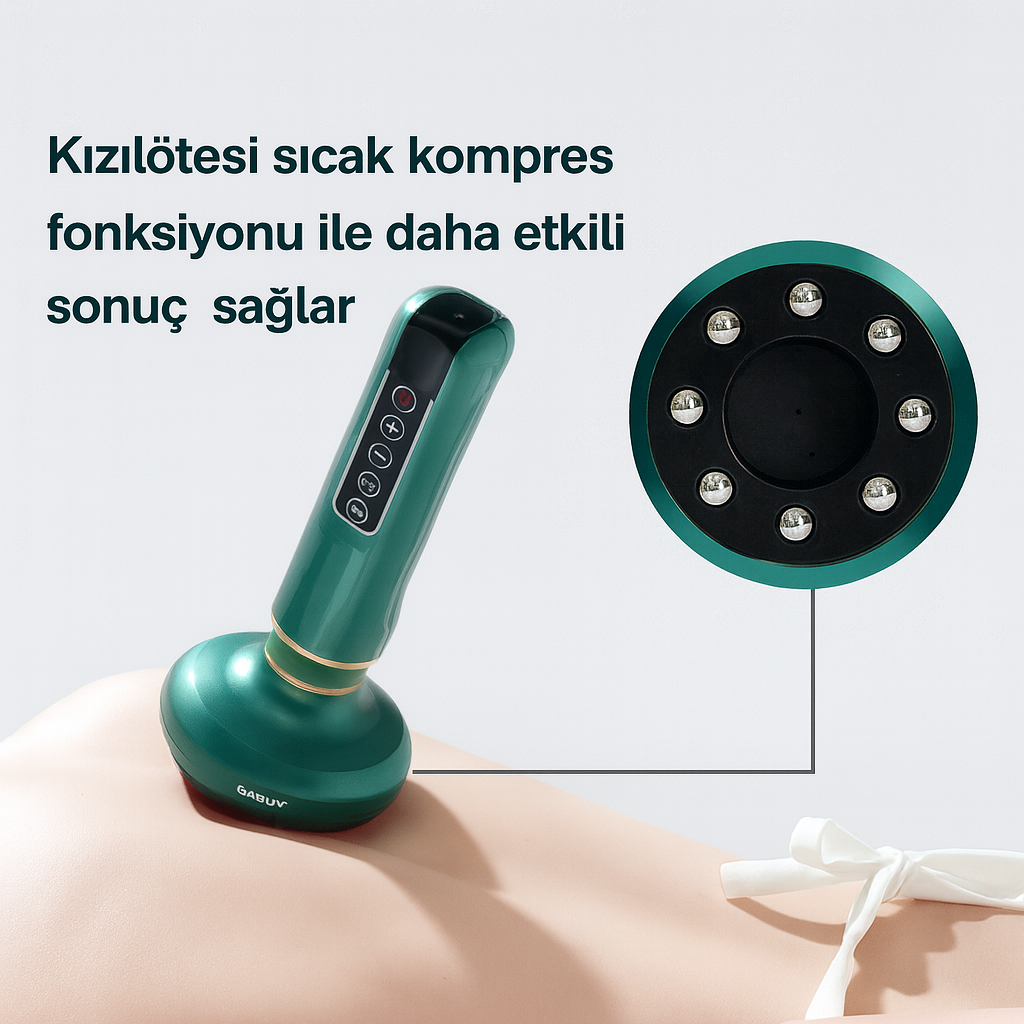 Novevara Isıtmalı Vakum Masaj Cihazı – 12 Kademe