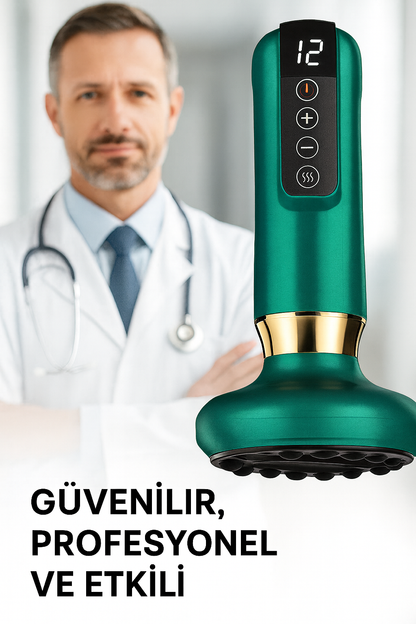 Novevara Isıtmalı Vakum Masaj Cihazı – 12 Kademe